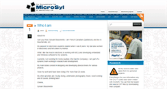 Desktop Screenshot of microsyl.com